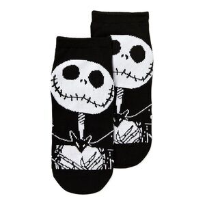The Nightmare Before Christmas black women’s no show socks, size 4-10
